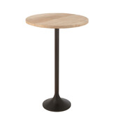 J-Line Table Bar Metal/Mangowood Natural/Black