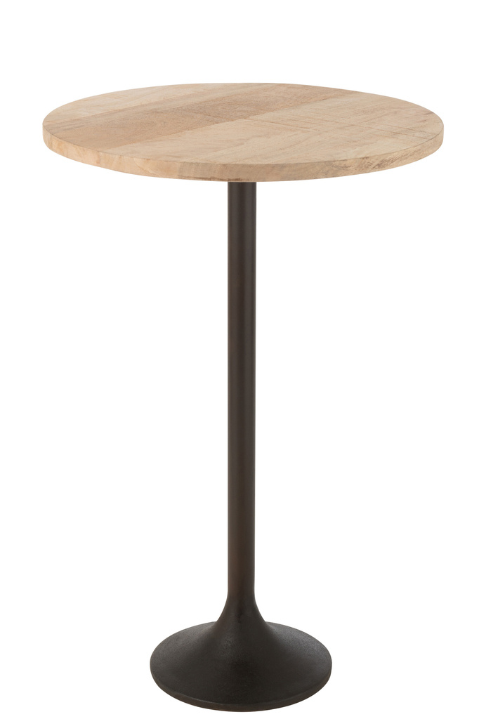J-Line Table Bar Metal/Mangowood Natural/Black