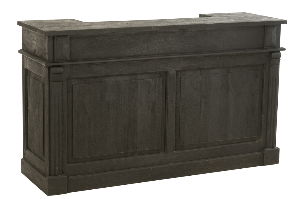 J-Line Bar 2 Drawers Wood Black