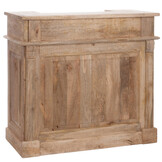 J-Line Bar Cabinet 2 Drawers Rectangular Wood Natural