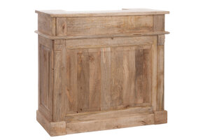 J-Line Bar Cabinet 2 Drawers Rectangular Wood Natural