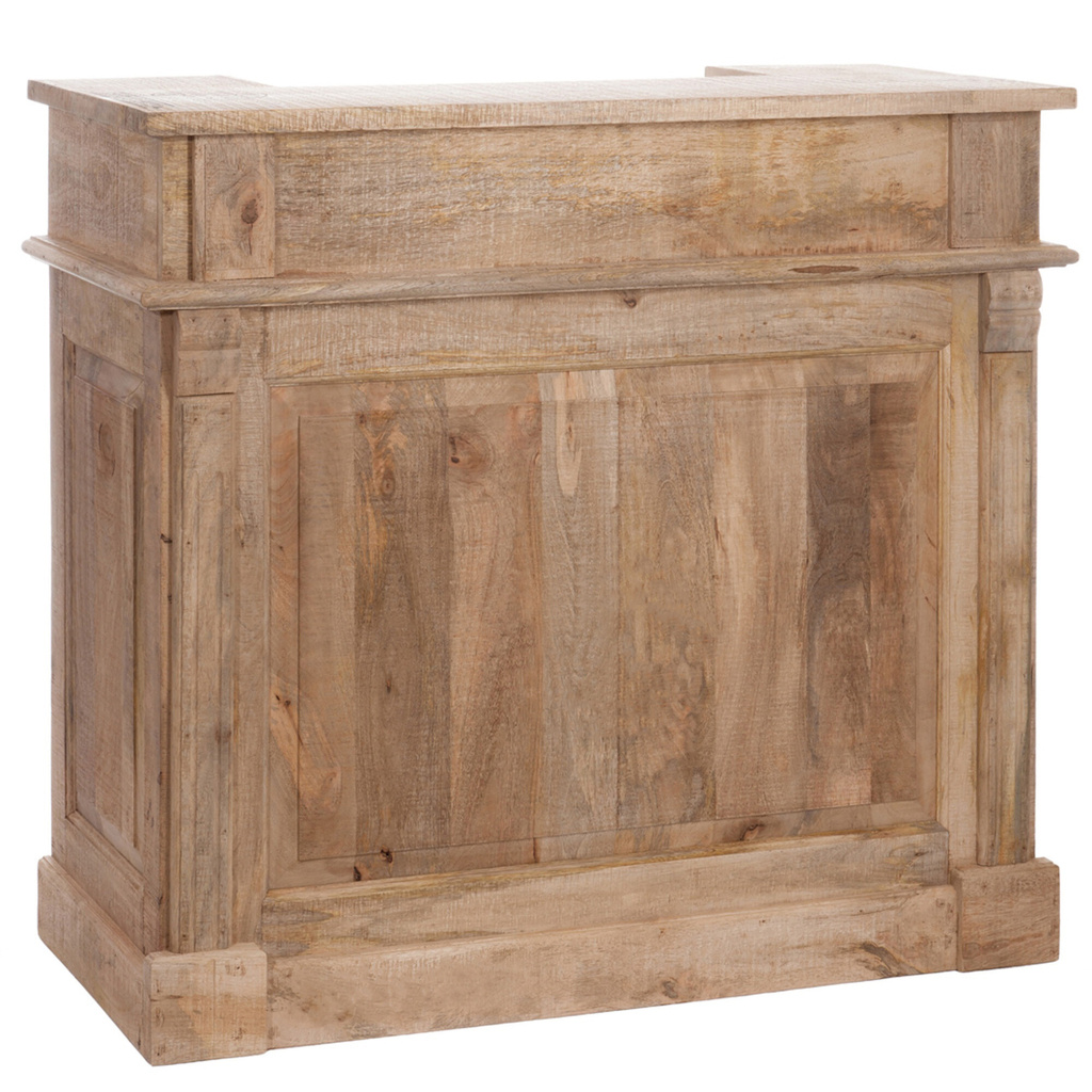 J-Line Bar Cabinet 2 Drawers Rectangular Wood Natural