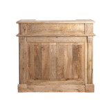 J-Line Bar Cabinet 2 Drawers Rectangular Wood Natural