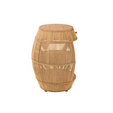 J-Line Table Barrel Rattan/Bamboo Natural