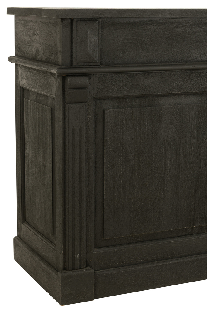 J-Line Bar 2 Drawers Wood Black