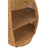 J-Line Table Barrel Rattan/Bamboo Natural
