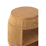 J-Line Table Barrel Rattan/Bamboo Natural
