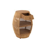 J-Line Table Barrel Rattan/Bamboo Natural