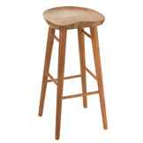 J-Line Bar Chair Ana Teak Wood Brown