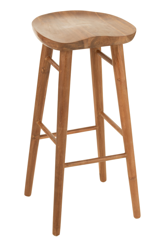 J-Line Bar Chair Ana Teak Wood Brown