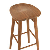 J-Line Bar Chair Ana Teak Wood Brown
