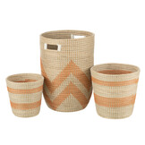 J-LINE SET VAN 3 MANDEN STRIPED – ZEEGRAS ORANJE