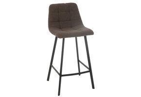 J-Line Bar Chair Kent Metal/Polyester Brown