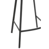 J-Line Bar Chair Kent Metal/Polyester Brown