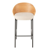 J-Line Bar Chair Lone Ply Wood/Metal Natural/Beige