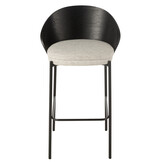J-Line Bar Chair Lone Ply Wood/Metal Black/Grey