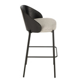 J-Line Bar Chair Lone Ply Wood/Metal Black/Grey