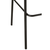 J-Line Bar Chair Lone Ply Wood/Metal Black/Grey
