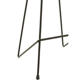 J-LINE BARKRUK TEAKHOUT/IJZER ZWART