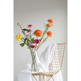 J-Line Bouquet Ball Mum Plastic Orange