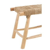 J-Line Bench Timo Grass/Teak Wood Natural