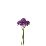 J-Line Bouquet Ball Mum Plastic Dark Purple