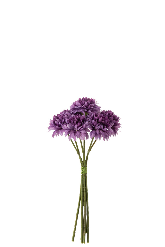 J-Line Bouquet Ball Mum Plastic Dark Purple