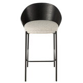 J-Line Bar Chair Lone Ply Wood/Metal Black/Grey