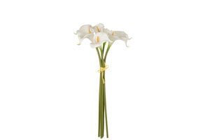 J-Line Boeket Calla Lily 7 Stuks Plastiek Wit Large