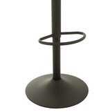 J-LINE BARKRUK – HOUT/METAAL – BRUIN/ZWART – INDUSTRIEEL DESIGN