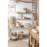 J-LINE SET VAN 3 MANDEN ZEEGRAS WIT/NATUUR