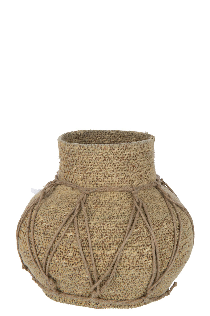 J-Line Pot Marie Seagrass Natural