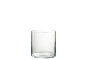 J-Line Hurricane Rond Glas Transparant Klein
