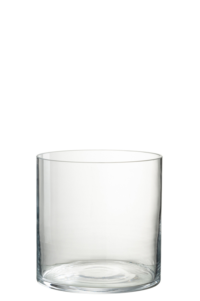 J-Line Hurricane Rond Glas Transparant Klein