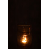 J-LINE THEELICHTHOUDER DUBBEL GLAS GROEN KLEIN