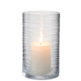 J-LINE HURRICANE STRIPES GLASS TRANSPARENT LARGE