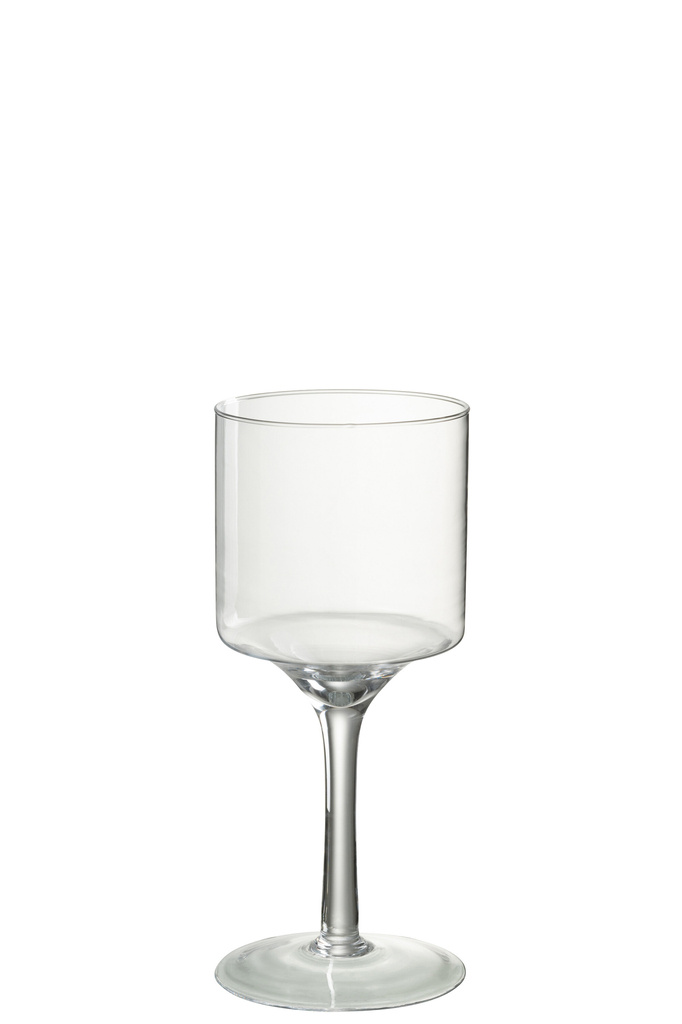J-LINE WINDLICHT SENI GLAS TRANSPARANT KLEIN