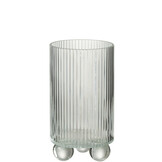 J-LINE HURRICANE CLARA – GLAS TRANSPARANT GROOT