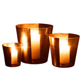 J-LINE HURRICANE BOE GLASS TRANSPARENT/GOLD LARGE