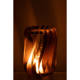 J-LINE KANDELAAR TINA IJZER/GLAS GOUD