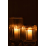 J-LINE HURRICANE CLARA – GLAS TRANSPARANT GROOT