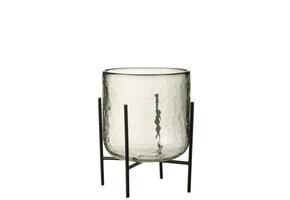 J-LINE HURRICANE OP STANDAARD – GLAS/ZIJDELINGSE STANDAARD TRANSPARANT GROOT