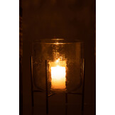 J-LINE HURRICANE OP STANDAARD – GLAS/ZIJDELINGSE STANDAARD TRANSPARANT GROOT