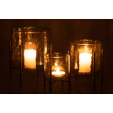 J-LINE HURRICANE OP STANDAARD – GLAS/ZIJDELINGSE STANDAARD TRANSPARANT GROOT