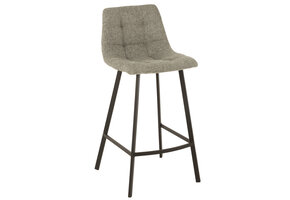 J-LINE BARKRUK STEPHANE – TEXTIEL/METAAL – GRIJS/ZWART – 95 CM