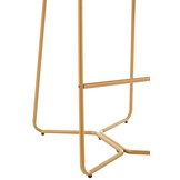 J-Line Barchair Pierre Metal/Textile Dark Brown