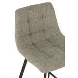 J-LINE BARKRUK STEPHANE – TEXTIEL/METAAL – GRIJS/ZWART – 95 CM