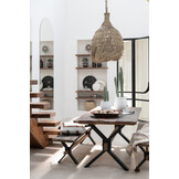 J-LINE BANK VINTAGE HOUT BRUIN