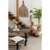 J-LINE BANK VINTAGE HOUT BRUIN