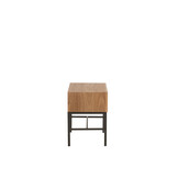 J-LINE SIDETABLE ON BASE – HOUT/METAAL NATUUR